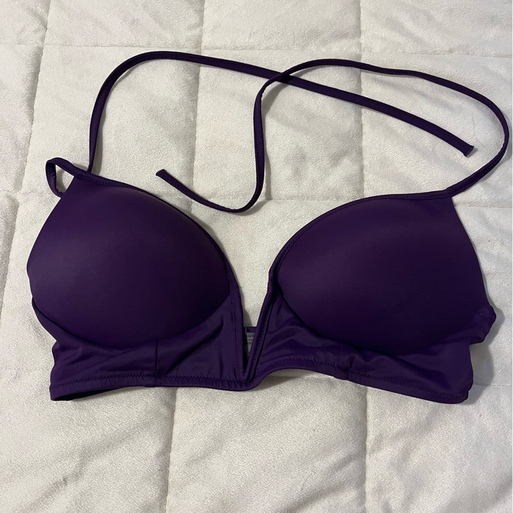 Deep purple Victoria’s Secret bikini top Large